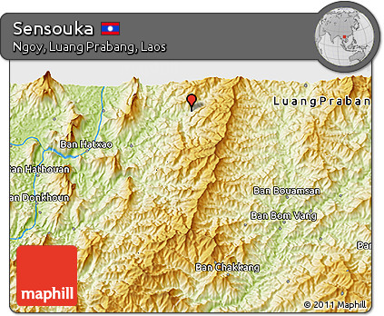 Physical 3D Map of Sensouka