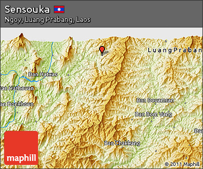 Physical 3D Map of Sensouka