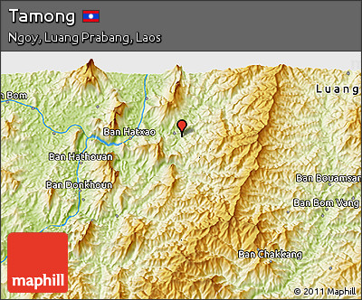 Physical 3D Map of Tamong
