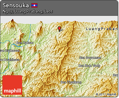 Physical 3D Map of Sensouka