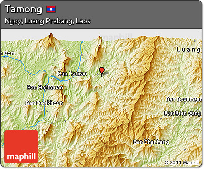 Physical 3D Map of Tamong