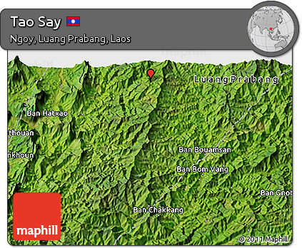 Satellite 3D Map of Tao Say