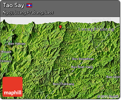 Satellite 3D Map of Tao Say