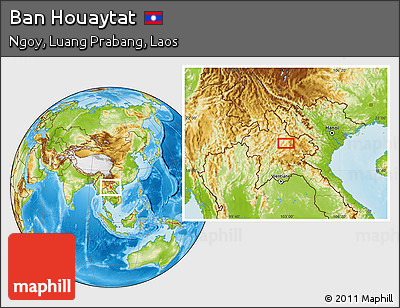Physical Location Map of Ban Houaytat