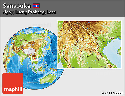 Physical Location Map of Sensouka