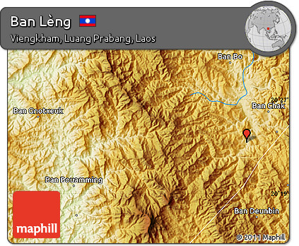 Physical Map of Ban Lèng
