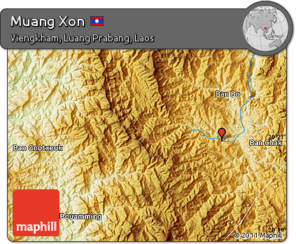 Physical Map of Muang Xon