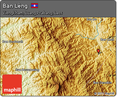 Physical Map of Ban Lèng