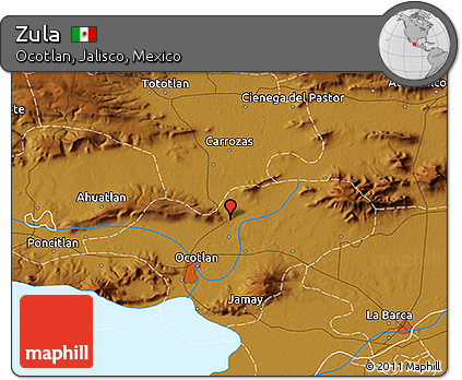 Physical 3D Map of Zula