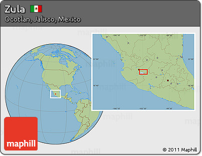 Savanna Style Location Map of Zula