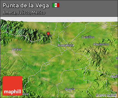 Satellite 3D Map of Punta De La Vega