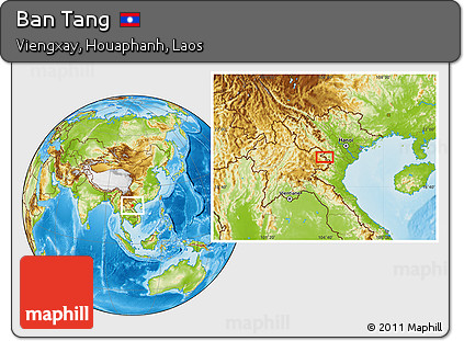 Physical Location Map of Ban Tang