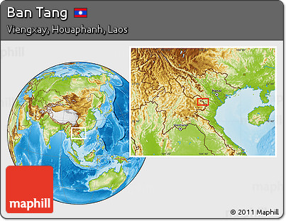 Physical Location Map of Ban Tang