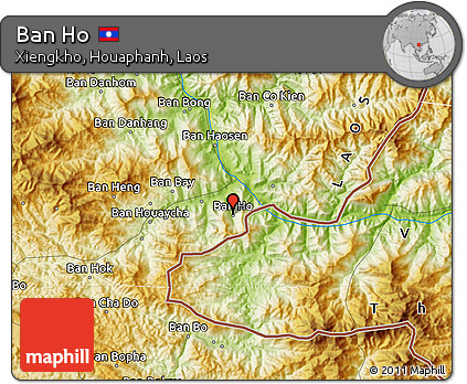 Physical Map of Ban Ho