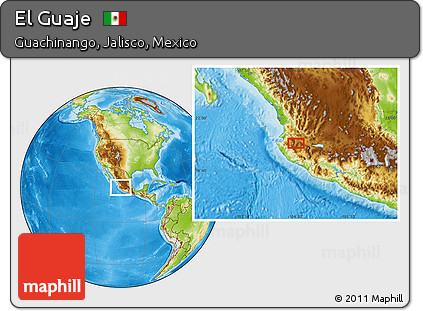 Physical Location Map of El Guaje