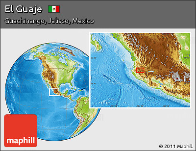 Physical Location Map of El Guaje