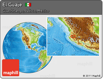 Physical Location Map of El Guaje