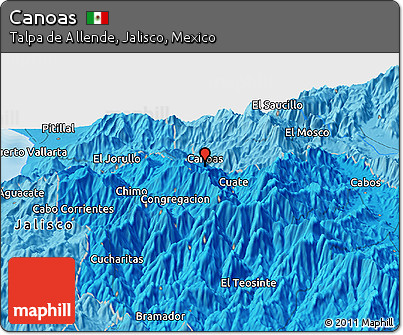 Political Panoramic Map of Canoas