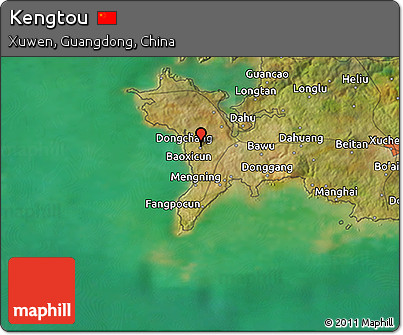 Satellite 3D Map of Kengtou