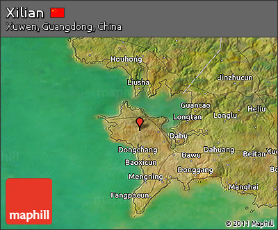 Satellite 3D Map of Xilian