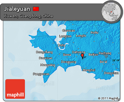 Political Map of Jialeyuan