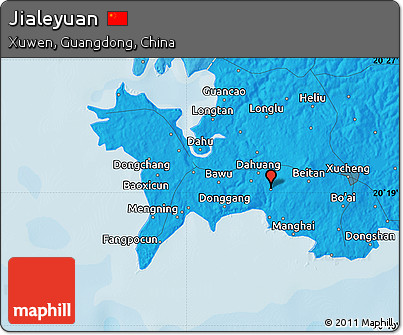 Political Map of Jialeyuan