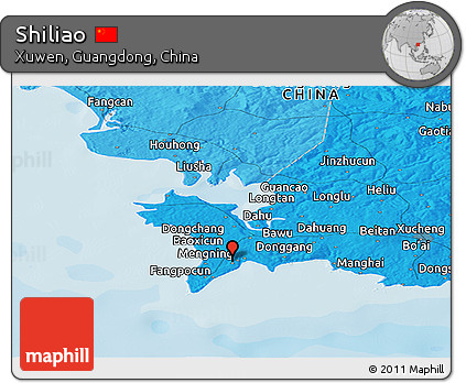 Political Panoramic Map of Shiliao