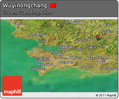 Satellite Panoramic Map of Wuyinongchang