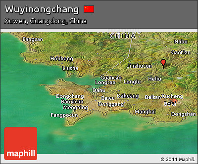 Satellite Panoramic Map of Wuyinongchang