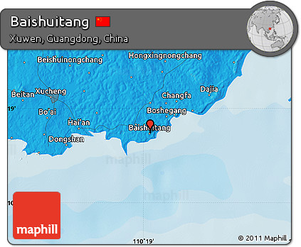 Political Map of Baishuitang