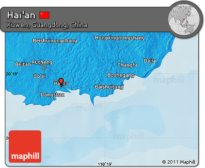 Political Map of Hai'an