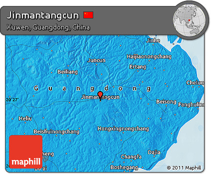 Political Map of Jinmantangcun