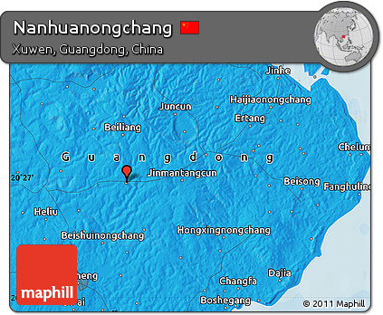 Political Map of Nanhuanongchang