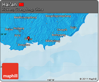Political Map of Hai'an