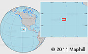 Gray Location Map of the area around 20° 22' 55" N, 117° 13' 29" W