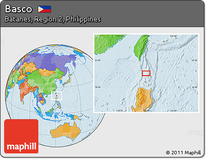 Political Location Map of Basco