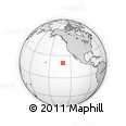 Outline Map of the Area around 20° 22' 55" N, 130° 49' 29" W, rectangular outline
