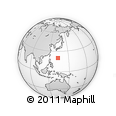 Outline Map of the Area around 20° 22' 55" N, 133° 31' 30" E, rectangular outline