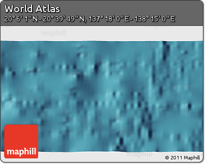 Satellite 3D Map of the Area around 20° 22' 55" N, 137° 46' 30" E