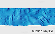 Physical Panoramic Map of the area around 20° 22' 55" N, 138° 37' 30" E