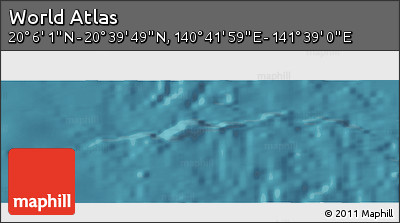 Satellite Panoramic Map of the Area around 20° 22' 55" N, 141° 10' 30" E