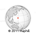 Outline Map of the Area around 20° 22' 55" N, 148° 49' 29" E, rectangular outline