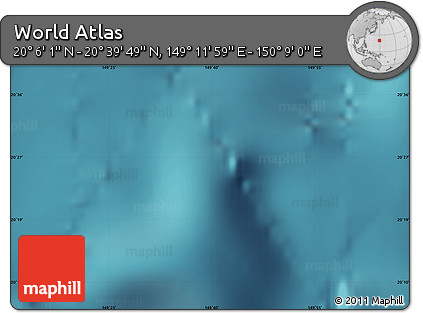 Satellite Map of the Area around 20° 22' 55" N, 149° 40' 30" E