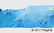 Physical Panoramic Map of the area around 20° 22' 55" N, 157° 10' 30" W