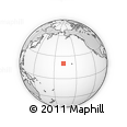 Outline Map of the Area around 20° 22' 55" N, 167° 22' 30" W, rectangular outline
