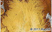Physical Map of the area around 20° 22' 55" N, 17° 55' 29" E