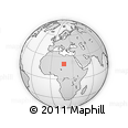 Outline Map of the Area around 20° 22' 55" N, 17° 55' 29" E, rectangular outline