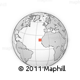 Outline Map of the Area around 20° 22' 55" N, 20° 19' 30" W, rectangular outline