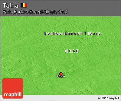 Political Panoramic Map of Talha