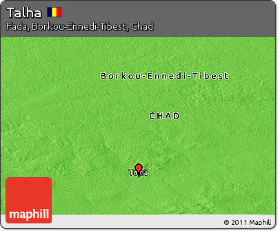 Political Panoramic Map of Talha
